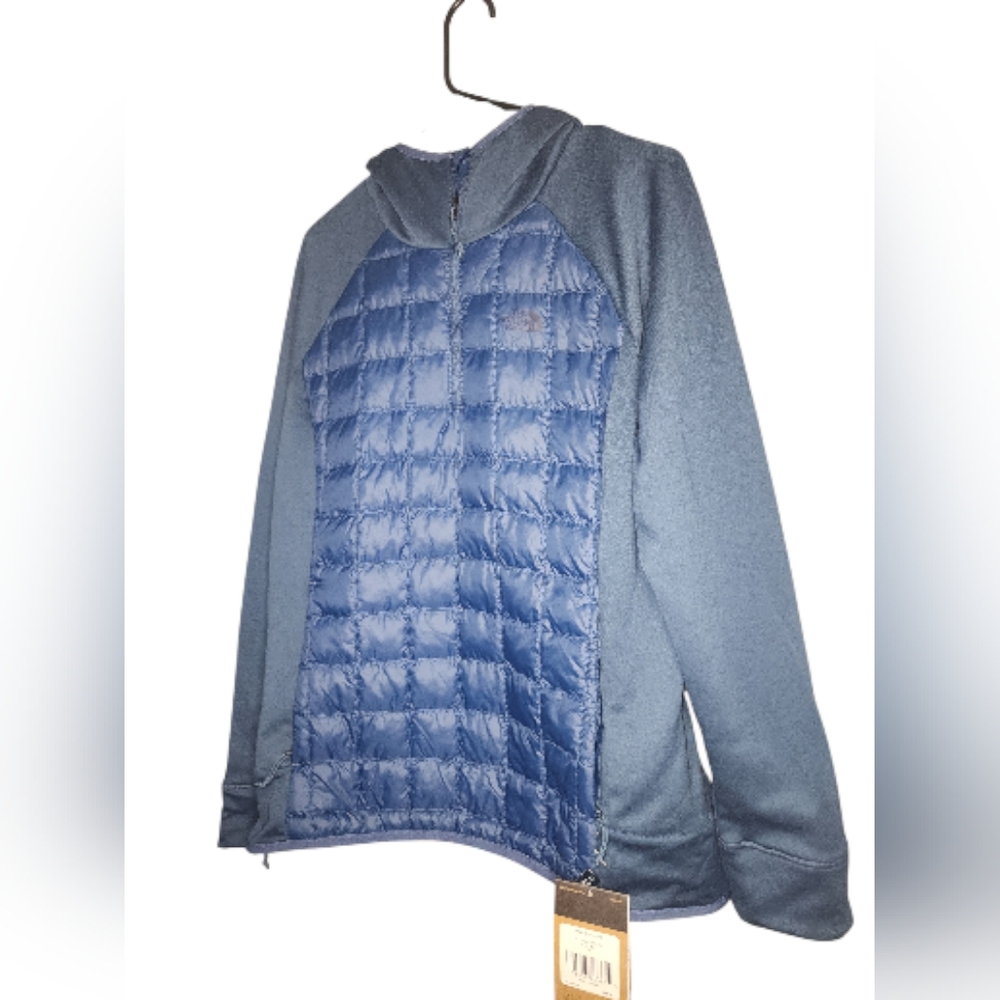 Womens The North Face ThermoBall Hybrid Eco Jacket 2.0 XL Two Toned Blue SlimFit - Picture 1 of 6